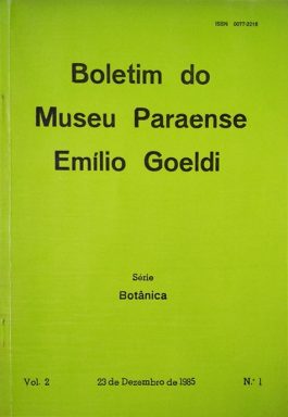 Boletim Do Museu Paraense Emílio Goeldi (Série Botânica – Volume 2)