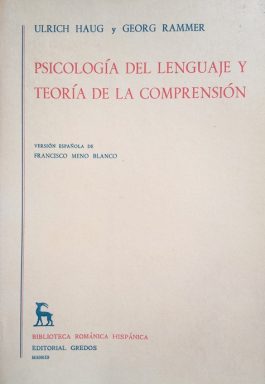 Psicología Del Lenguaje Y Teoría De La Compreensión